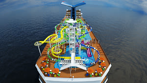 A rendering of Carnival Sunshine's new feature WaterWorks - courtesy of Carnival Cruise Lines Carnival-Sunshine-WaterWorks